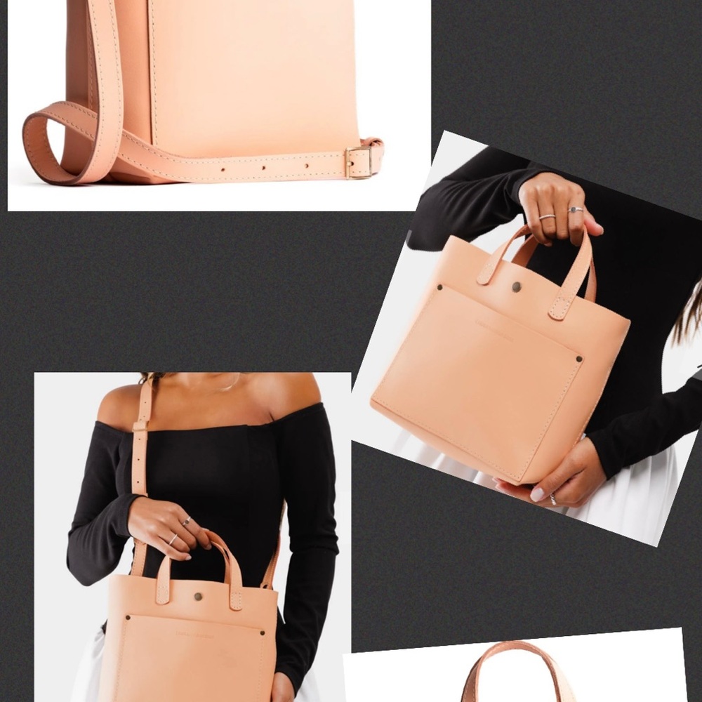 Portland Leather Mamey Mini Crossbody Tote